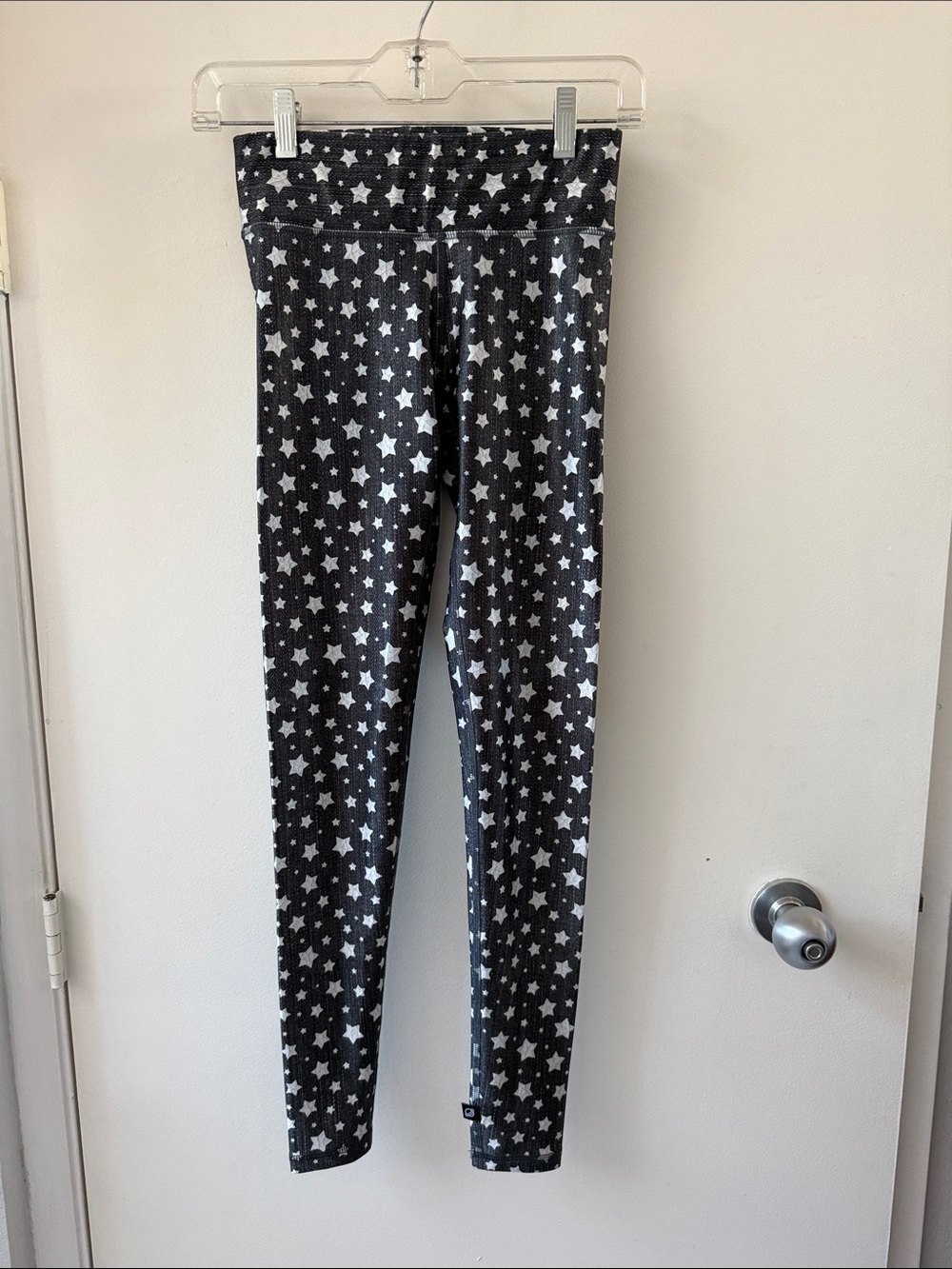 Terez star all over print Grey Leggings size XS. Made in USA